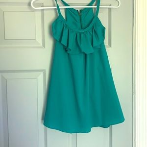 Turquoise Blouse/Tank